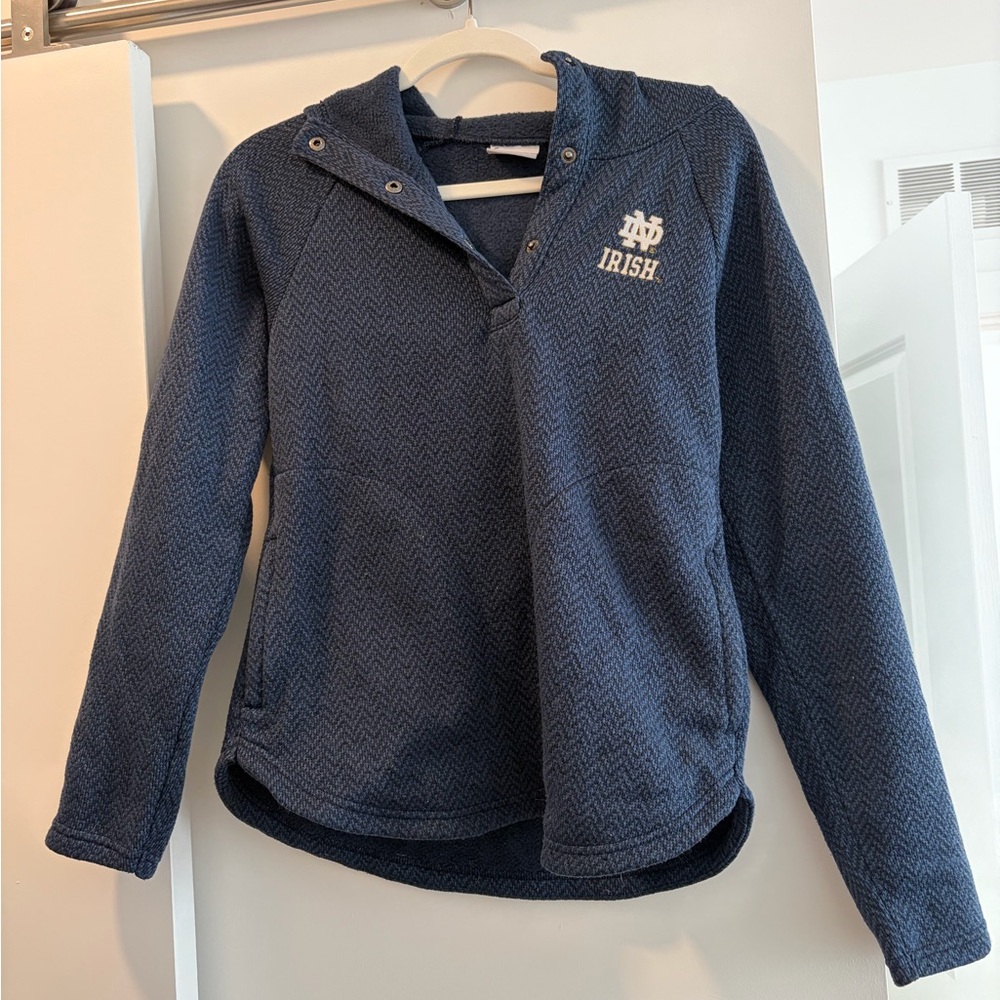 Notre Dame Irish Women’s Navy Quarter-Snap Pullover